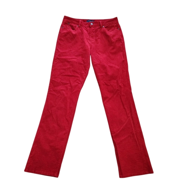 Talbots Red Corduroy Women' s Pants Size  10 - Picture 13 of 14